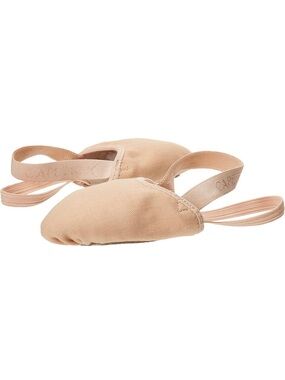 Capezio Pirouette II Canvas Half-Sole Dance Shoes Lyrical Modern Jazz Nude Large